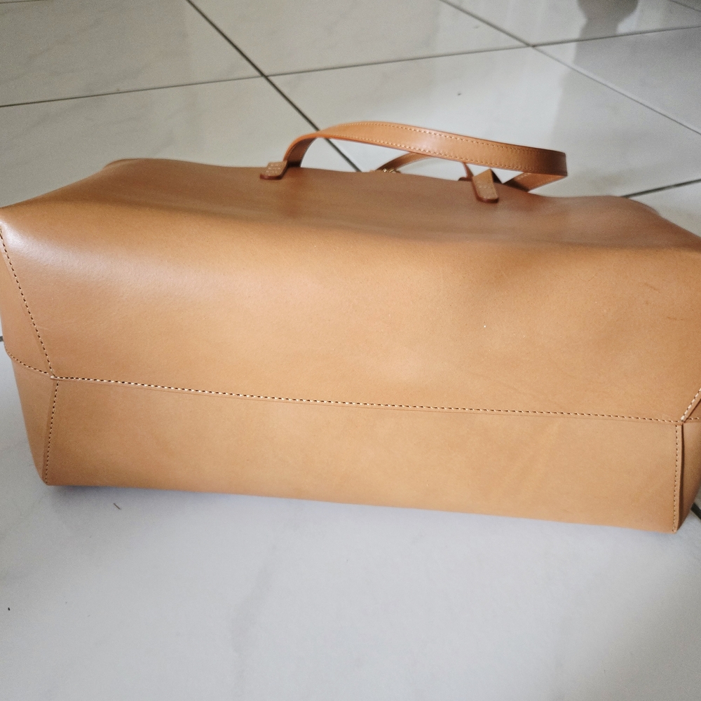 Mansur Gavriel Tan Tote with Pouch - Picture 6 of 6